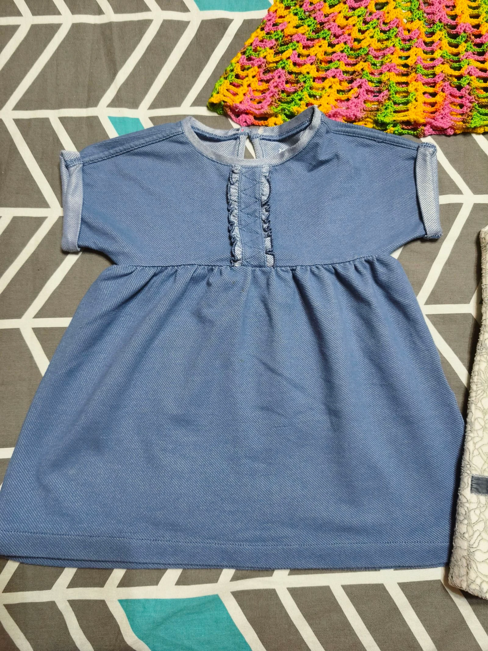 Lot bébé fille 9-12 mois | 3 robes |Lot bébé fille 9-12 mois – photo 2